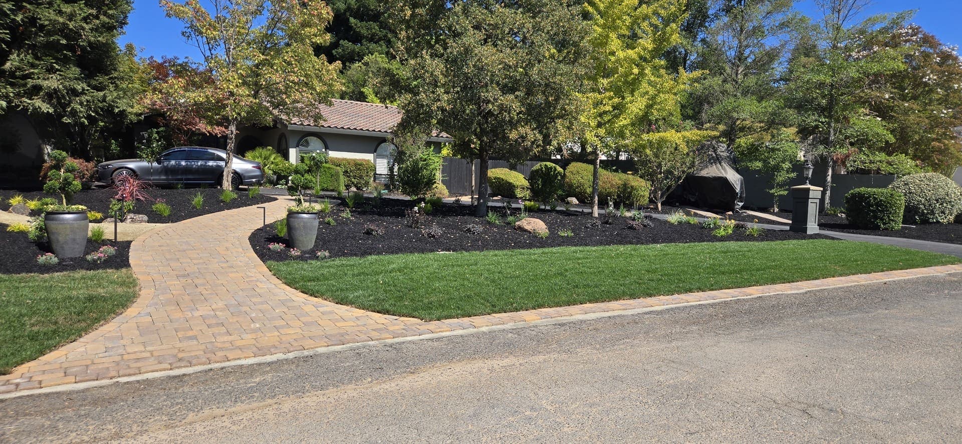 Landscaped outdoor space - have questions about our services